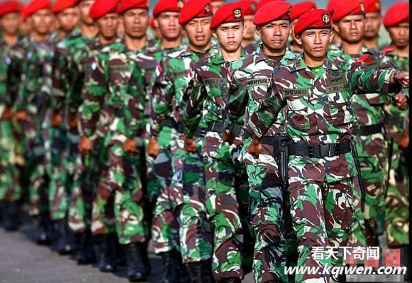 高清：中国印尼两国陆军特种兵联合训练